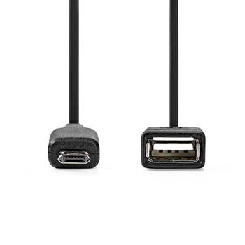 Nedis USB Micro-B Adapter - CCGB60515BK02