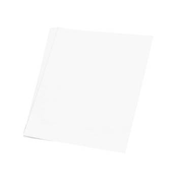 1x stuks Hobby etalage karton wit van 48x68 cm - Hobbykarton