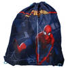 Spiderman sport gymtas / rugzak 44 x 37 cm voor kinderen - Gymtasje - zwemtasje