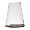 Hakbijl Glass Bloemenvaas Donna - transparant - eco glas - D17 x H24 cm - home-basics vaas - Vazen