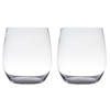 Set van 2x stuks transparante home-basics vaas/vazen van glas 15 x 12 cm Tony - Vazen