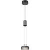 LED Hanglamp - Hangverlichting - Trion Franco - 7.2W - 1-lichts - Warm Wit 3000K - Dimbaar - Rond - Mat Antraciet -