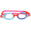 Gekleurde kinder zwembril 4-7 jaar rood/roze/blauw in opbergdoosje - Zwembrillen