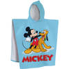 Disney Mickey Mouse Poncho Blue - 60 x 120 cm - Katoen