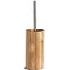 Zeller Toiletborstel in houder - acacia hout - H36 cm - Toiletborstels