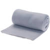 Polyester fleece deken/dekentje 130 x 160 cm in de kleur grijs/blauw - Plaids