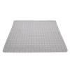 Anti-slip badmat lichtgrijs 55 x 55 cm vierkant - Badmatjes