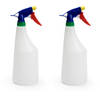 2x Waterverstuivers/sprayflessen wit 1 liter 28 cm - Waterverstuivers