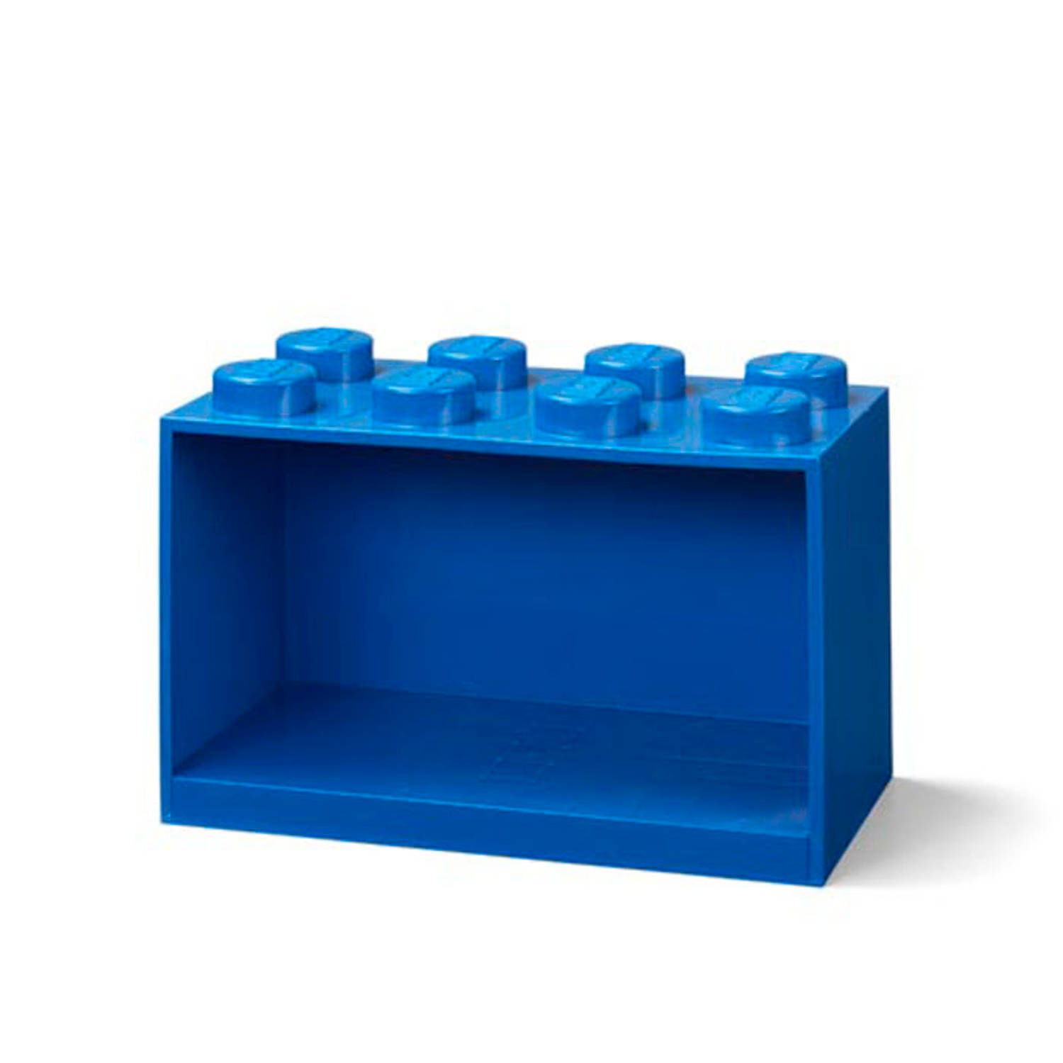 LEGO wandschap 8 noppen 32 x 16 x 21 cm polypropyleen blauw
