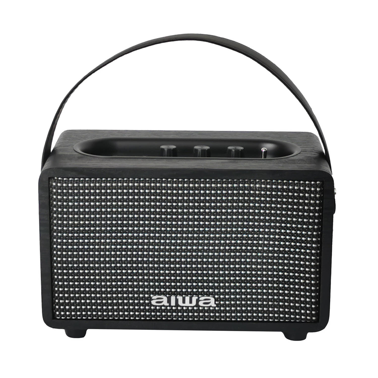 Aiwa Mi-x100 Retro Bluetooth Speaker 20 Watt Zwart