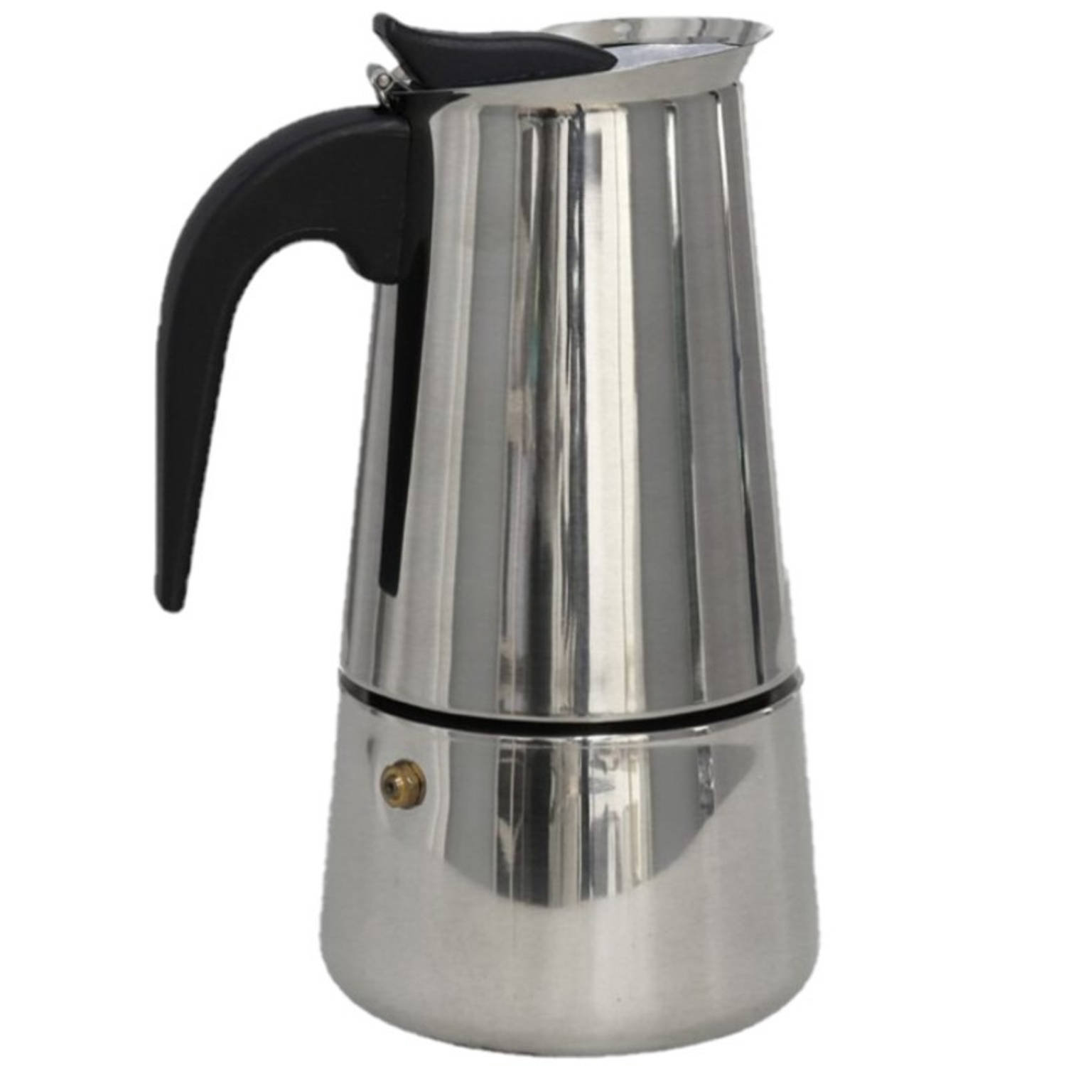 Zilveren Percolator-Espresso Koffie Apparaat Voor 9 Kopjes Rvs Percolators