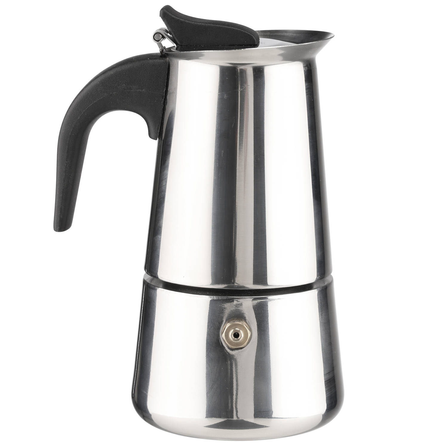 Zilveren Percolator-Espresso Koffie Apparaat Voor 2 Kopjes Rvs Percolators
