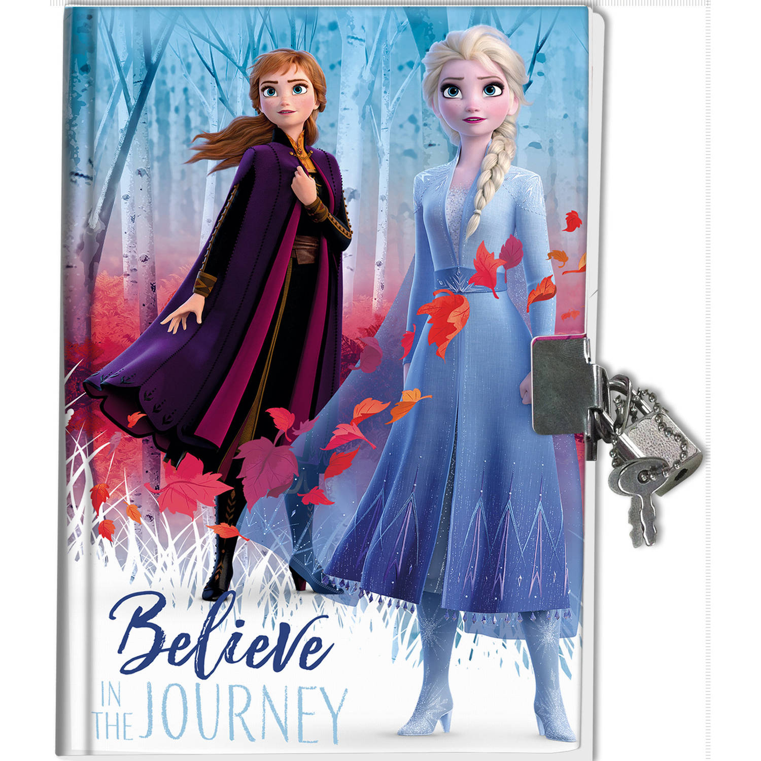 Geheim Frozen 2 dagboek Anna en Elsa met slotje - Dagboeken