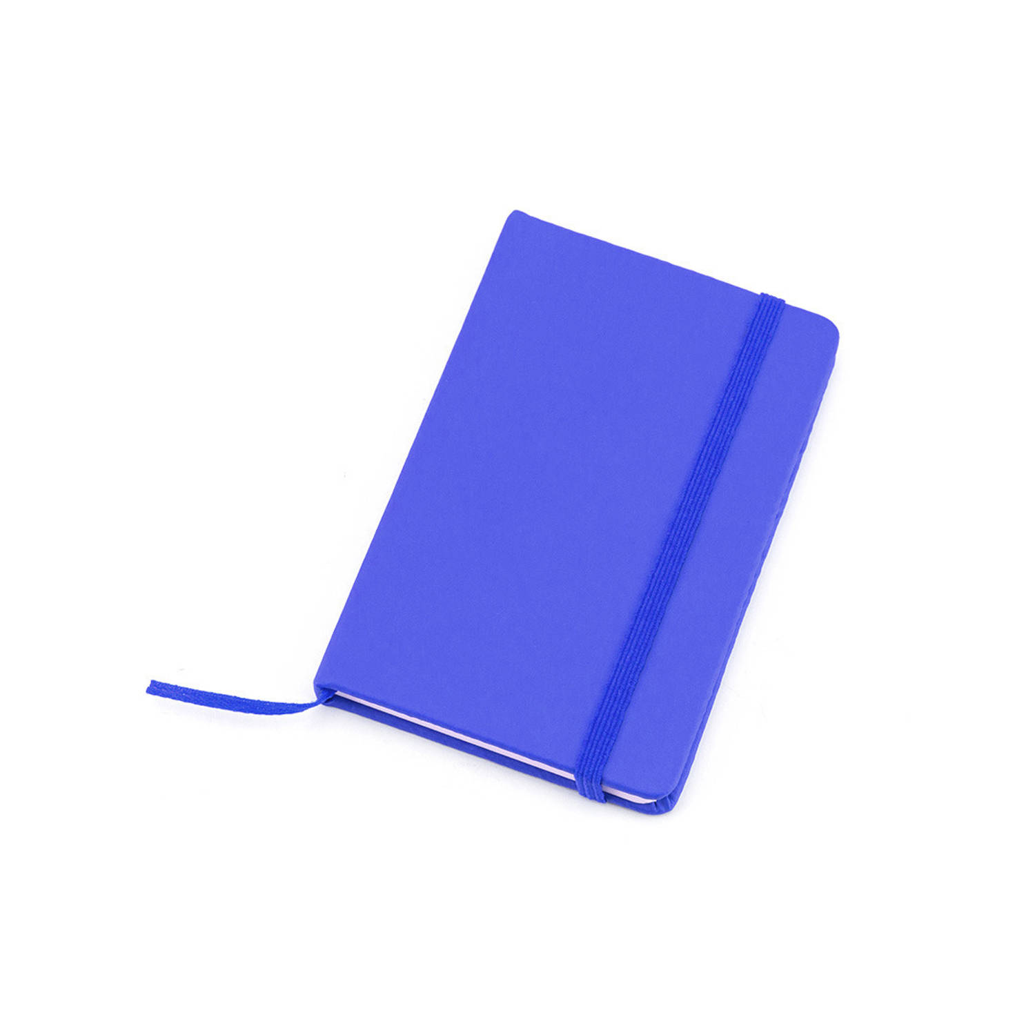 Notitieblokje harde kaft blauw 9 x 14 cm - Notitieboek