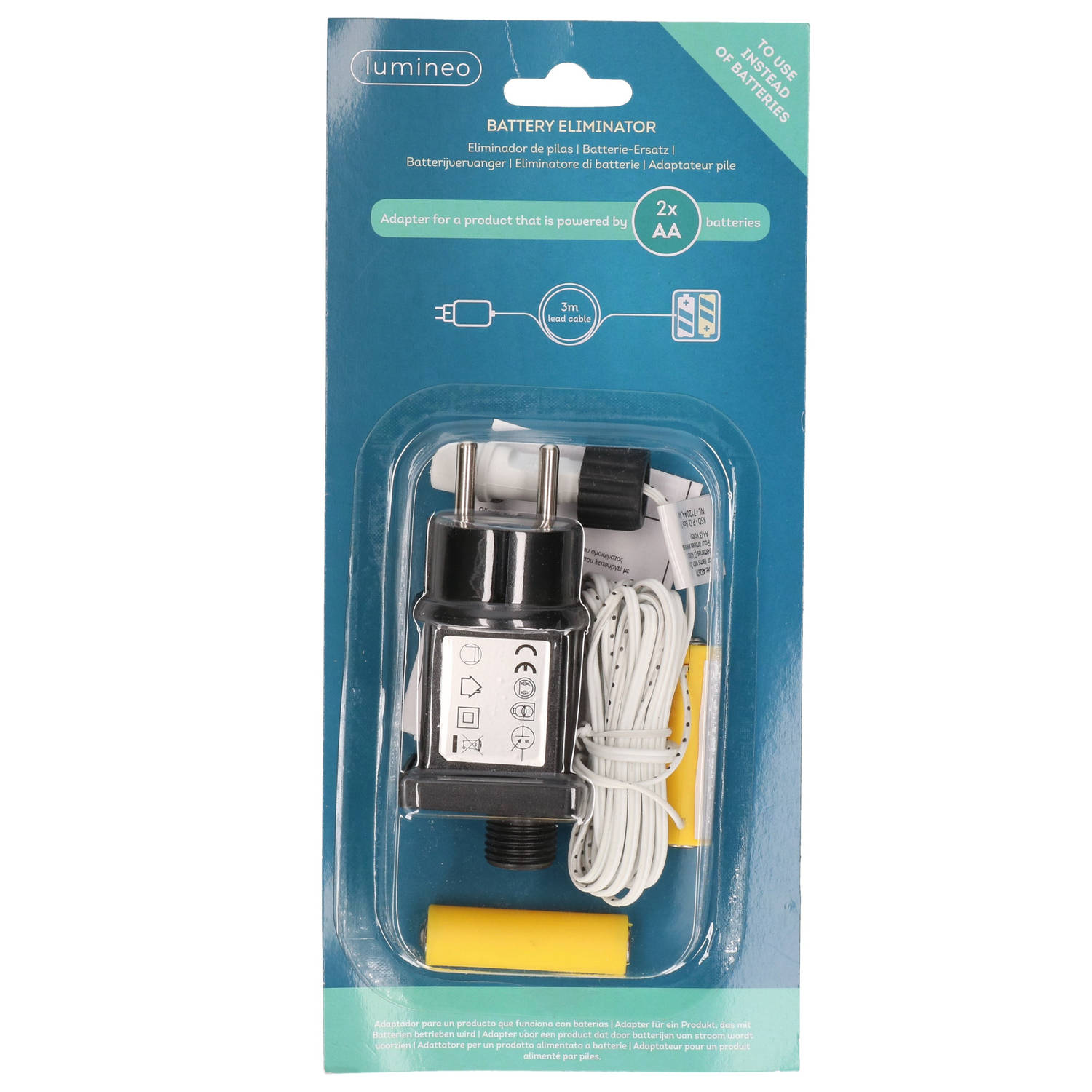 Adapter 2x AA batterij vervanger - Batterijen