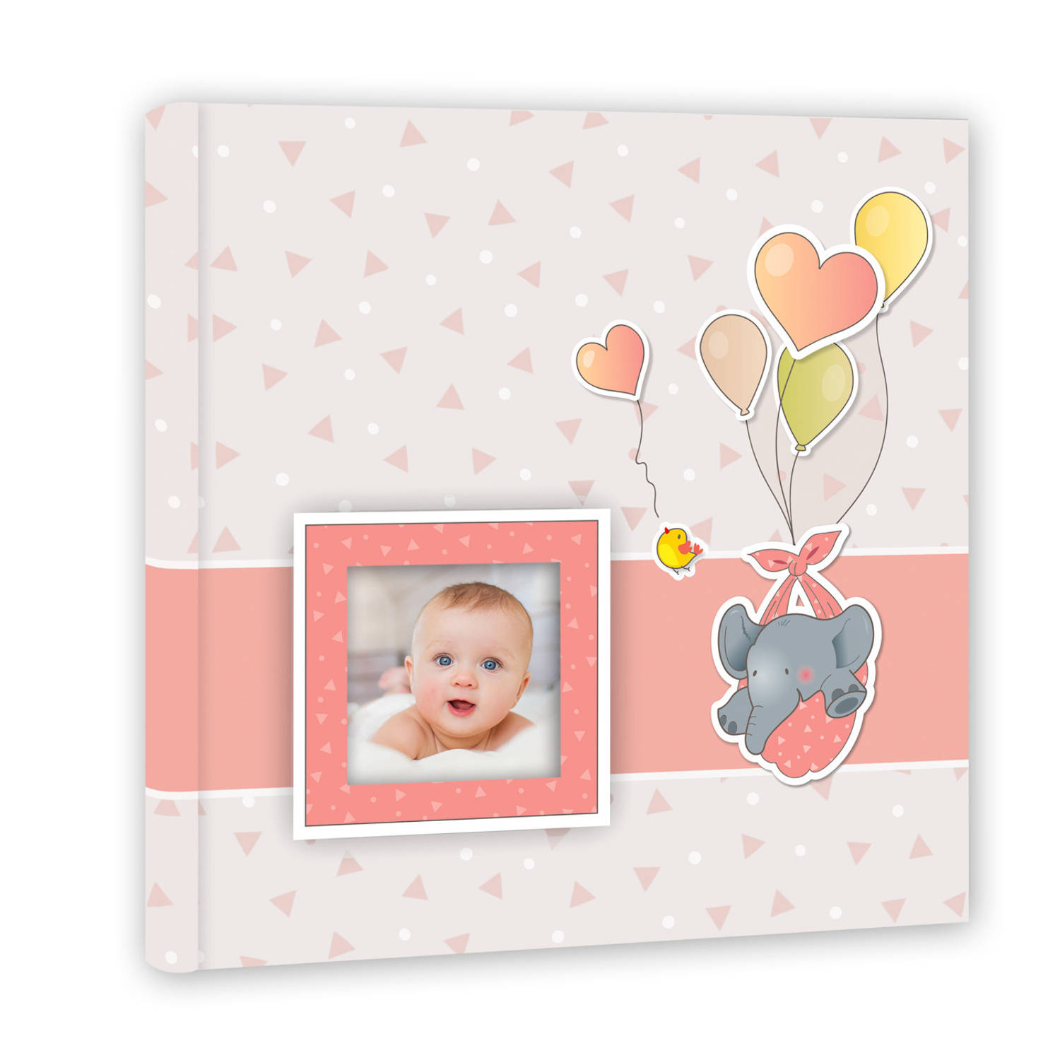 woede Mijnwerker Rationalisatie Fotoboek/fotoalbum Pierre baby meisje met 30 paginas roze 32 x 32 x 3,5 cm  - Fotoalbums | Blokker