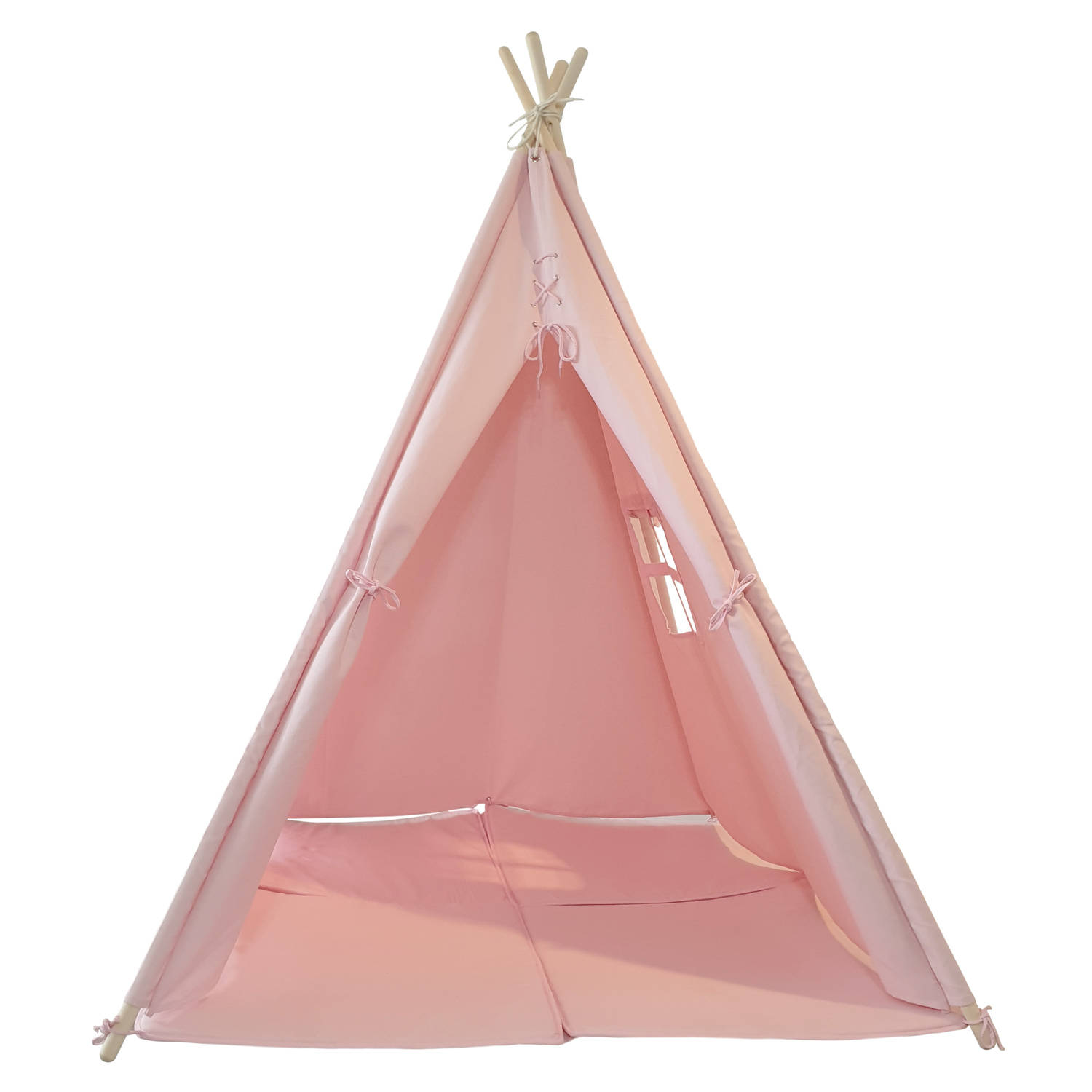 ongezond beklimmen diamant Sunny Alba Tipi Tent voor kinderen in roze Wigwam Speeltent met ramen |  Blokker