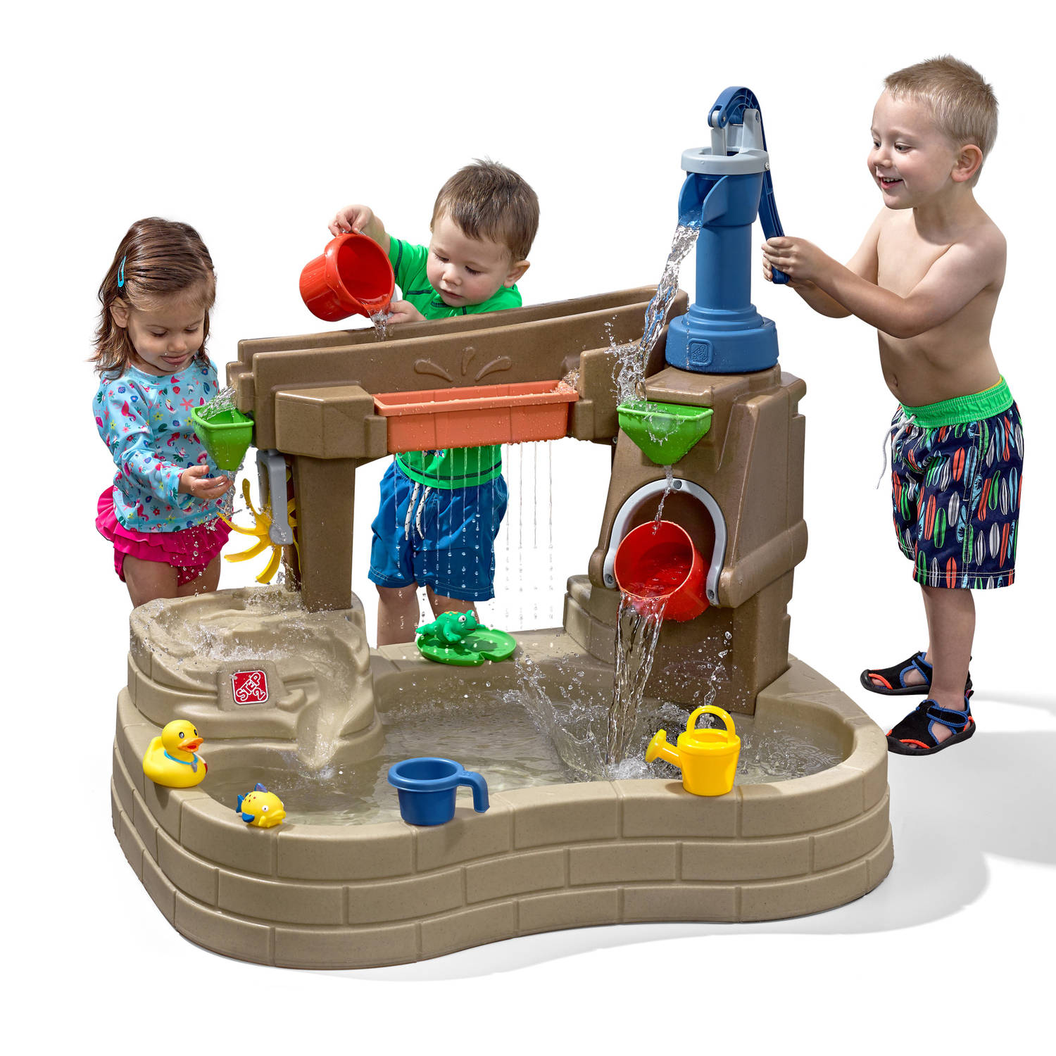 Step2 Pump & Splash Pond water speelgoed voor kinderen Watertafel voor de tuin / buiten | Blokker
