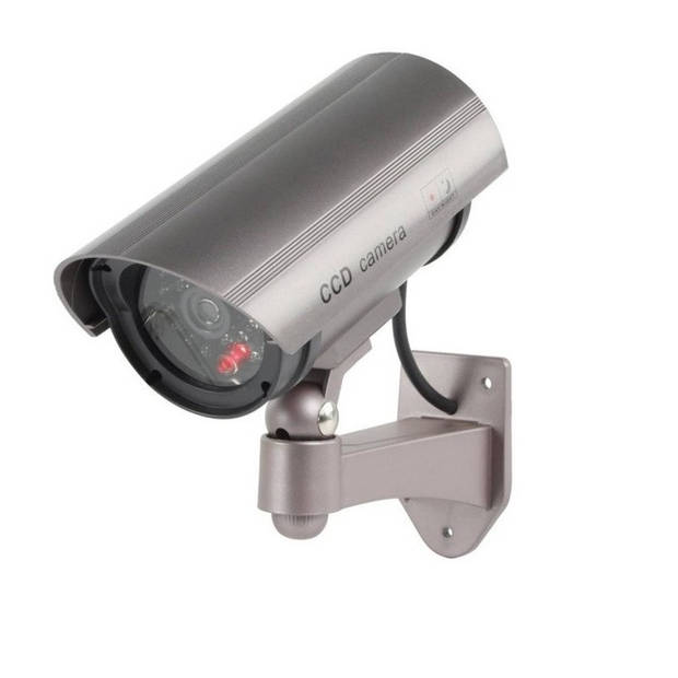 Dummy beveiligingscamera set met LED lampjes - Dummy beveiligingscamera