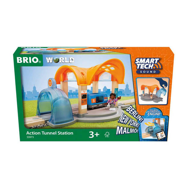 BRIO Smart Tech Treintunnel Station Interactief - 33973