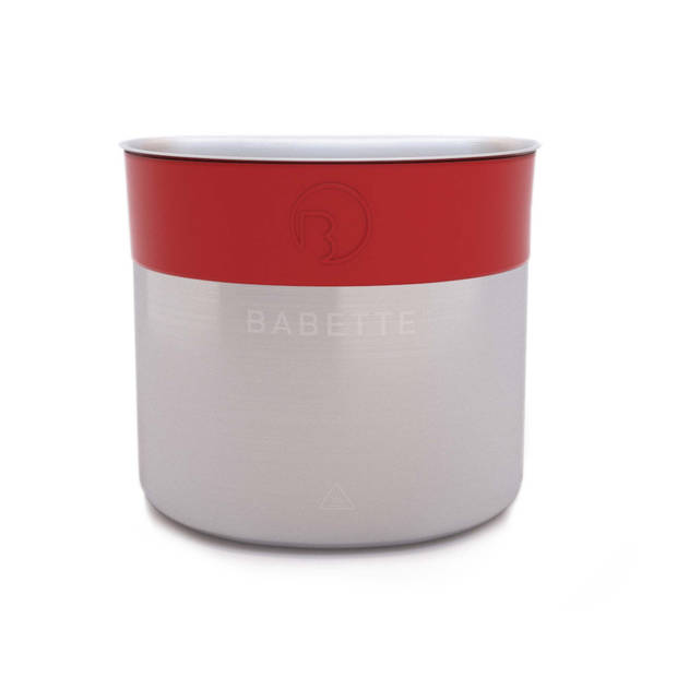 Babette - Lepelhouder voor pan of BBQ - Maatbeker - RVS - Babette