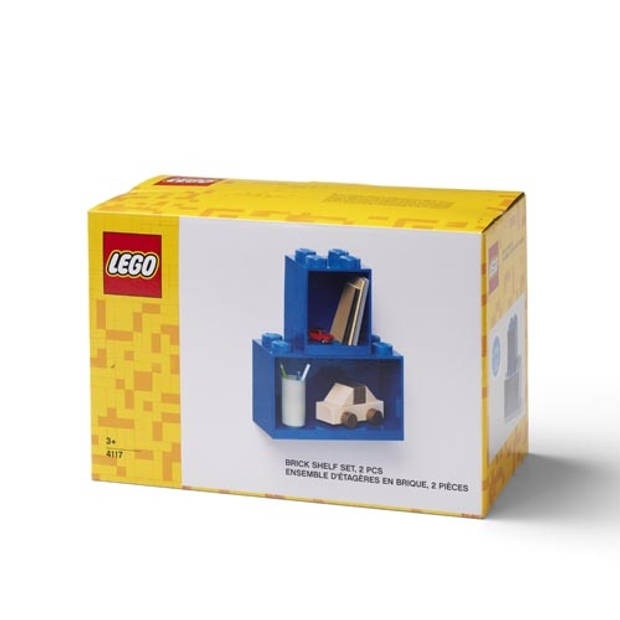 LEGO - Iconic Brick Plank Set, Blauw - Polypropyleen - LEGO