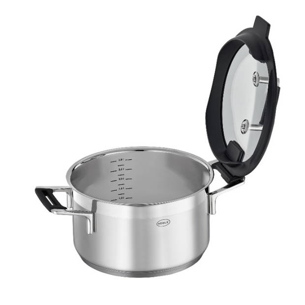 Rösle Keuken - Silence Pro Kookpan 3,5 liter - Roestvast Staal - Zilver