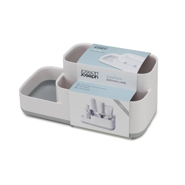 Joseph Joseph - EasyStore Badkamer Organizer - Polypropyleen - Grijs