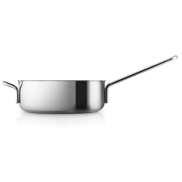 Eva Trio - Steel Line Recycled Sauteerpan 24 cm - Roestvast Staal - Grijs