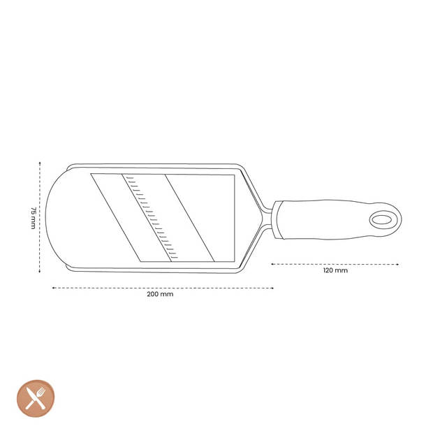 Microplane Mandoline Specialties - Zwart