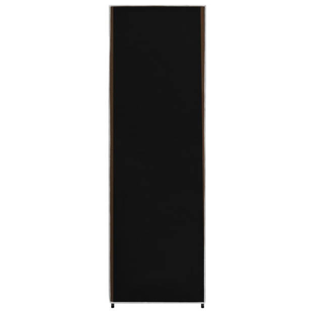 vidaXL Kledingkast 87x49x159 cm stof zwart