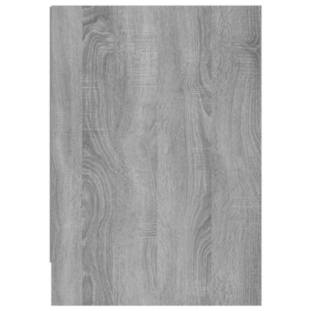 vidaXL Tv-meubel 146,5x35x50 cm bewerkt hout grijs sonoma eikenkleurig