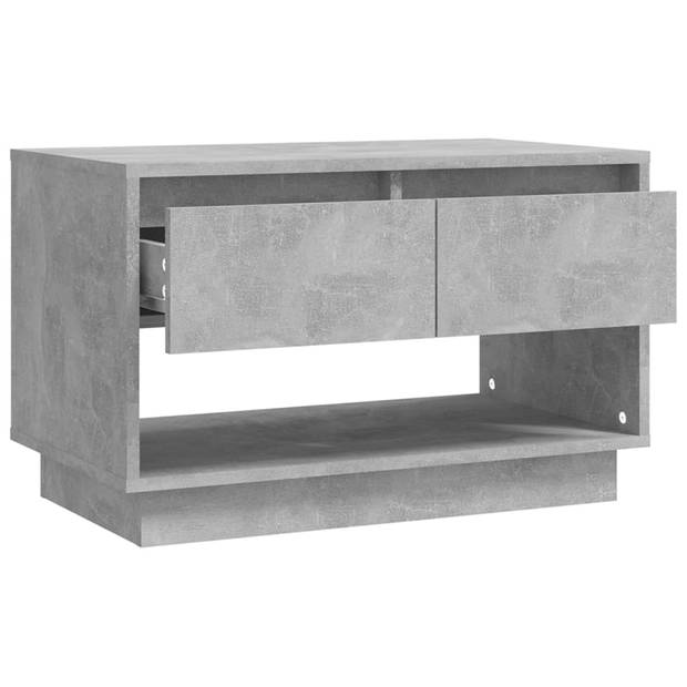 vidaXL Tv-meubel 70x41x44 cm bewerkt hout betongrijs