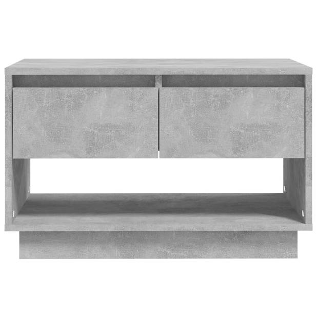 vidaXL Tv-meubel 70x41x44 cm bewerkt hout betongrijs