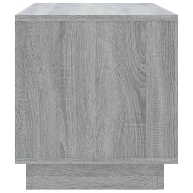 vidaXL Tv-meubel 102x41x44 cm bewerkt hout grijs sonoma eikenkleurig