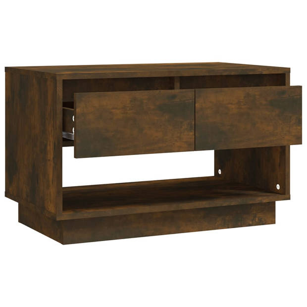 vidaXL Tv-meubel 70x41x44 cm bewerkt hout gerookt eikenkleurig