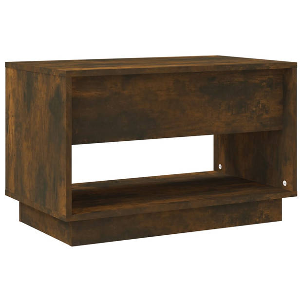 vidaXL Tv-meubel 70x41x44 cm bewerkt hout gerookt eikenkleurig