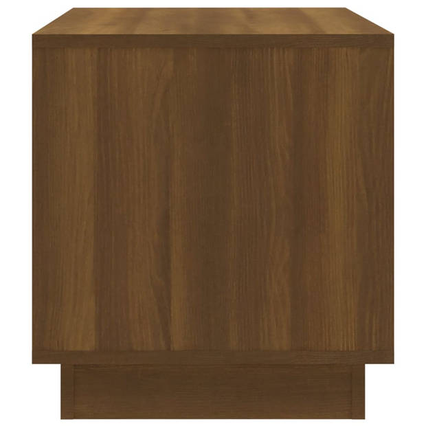 vidaXL Tv-meubel 70x41x44 cm bewerkt hout bruin eikenkleur