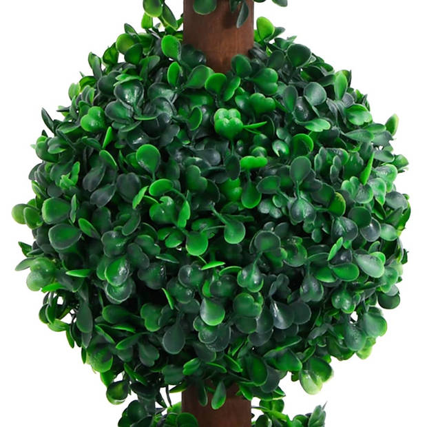 vidaXL Kunstplant met pot buxus bolvorming 90 cm groen