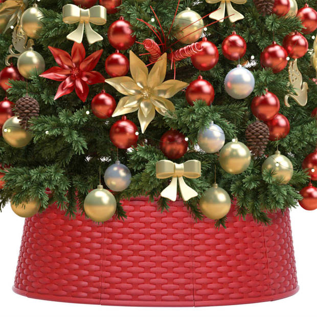 vidaXL Kerstboomrok Ø54x19,5 cm rood