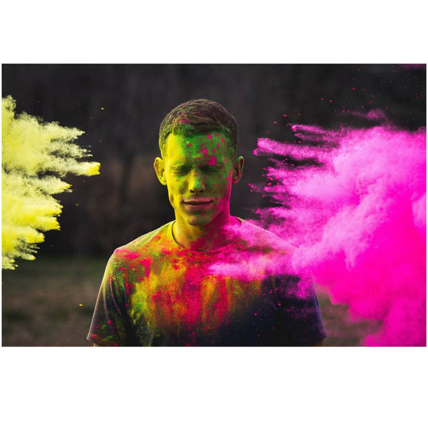 Holi Poeder - Festival Kleurpoeder - Phaghwa Powder - In Spuitfles - Zwart - 2 Stuks