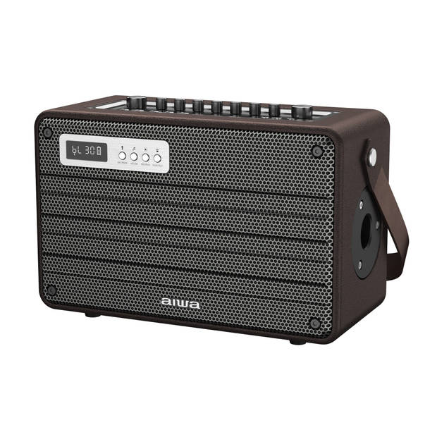 Aiwa MI-X420 B.T. Speaker Hi-Fi BASS ++ draagbaar bruin
