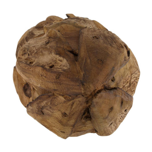 DKNC - Decoratieve kerstboom Nicholas - Teak hout - 60cm - Bruin