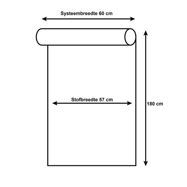 4goodz Rolgordijn Lichtdoorlatend Easy 60x180 cm - Taupe