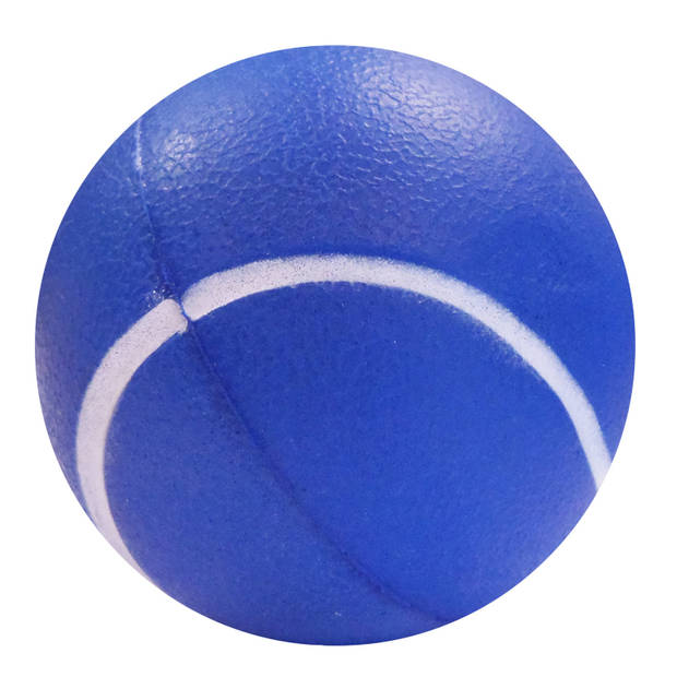 Set van 6x stuks gekleurde soft foam tennisballen 7 cm - Tennisballen