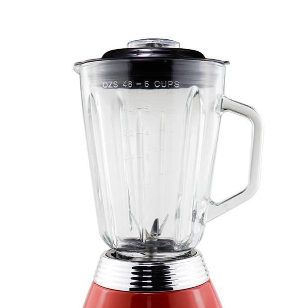 Swiss Pro+ Blender 1.5L Rood - 1.5 Liter