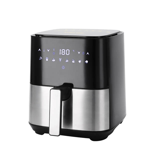 Swiss Pro+ Airfryer Zilver 5L - 5 Liter