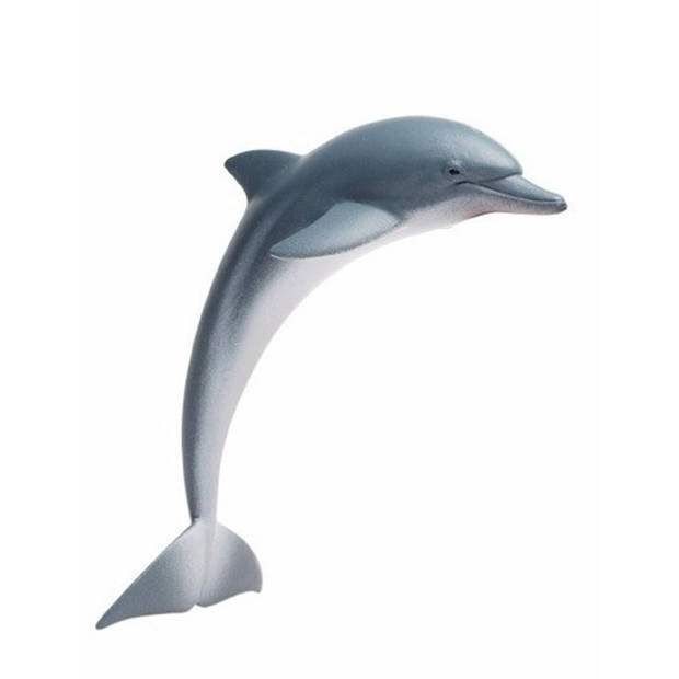 2x stuks plastic speelgoed figuur dolfijn 11 cm - Speelfiguren