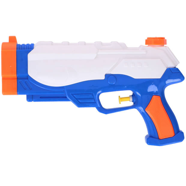 2x Waterpistool/waterpistolen blauw 24,5 cm - Waterpistolen