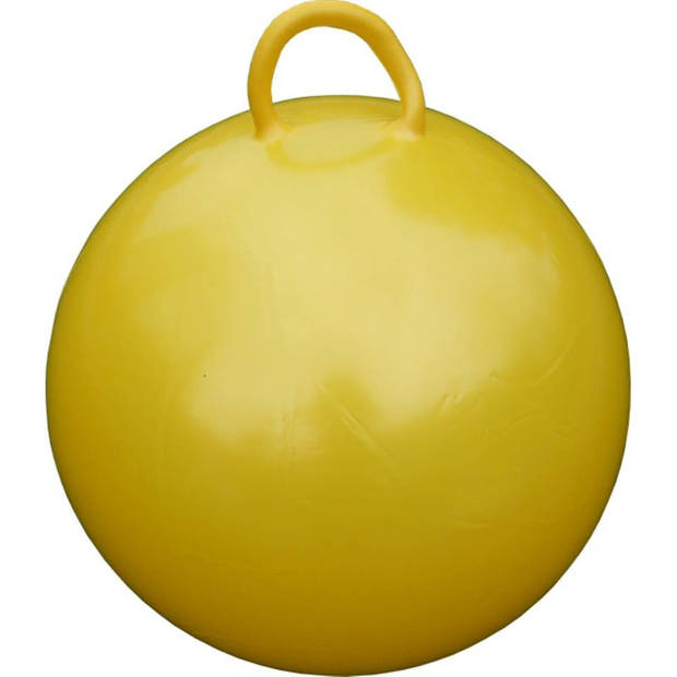 2x stuks skippyballen voor kinderen geel/rood 60 cm - Skippyballen